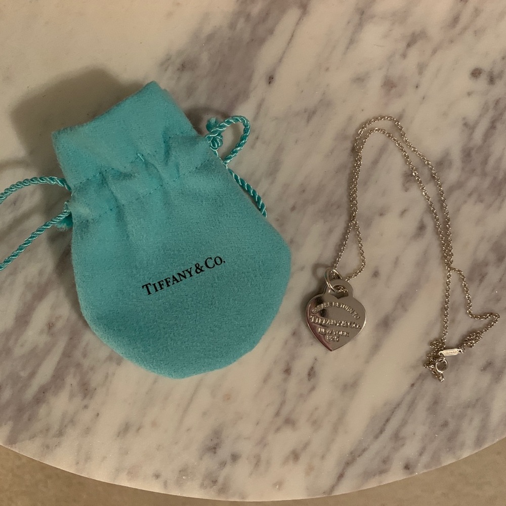 Tiffany and Co. heart tag necklace